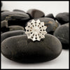 Cheryl's Snowflake Tie Tac Front view