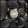 Cheryl's snowflake tie tac measurement 14mm