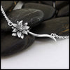 SS Lotus Flower Pendant small
