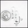 Length 13mm 1/2" width 7mm 1/4"