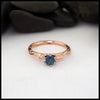 Engagement ring front view
