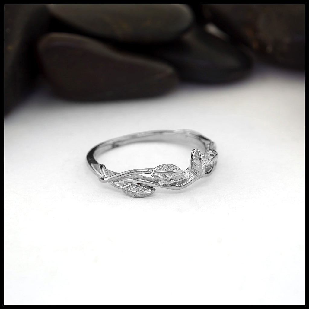 3/4 View White Gold