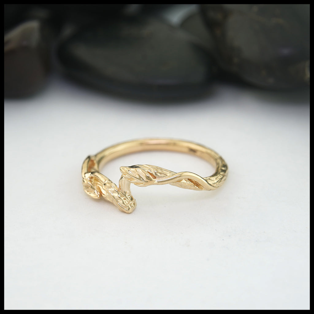 Wedding band front view