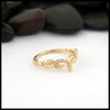 3/4 View Yellow Gold