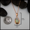 Opal and Diamond set Pendant in 14KR
33mmx15mm