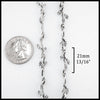 Chain link lengths 21mm 13/16"