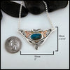 Peruvian Opal Trinity Frame Pendant in Silver, 14K Rose and 18K Yellow Gold
30mm x 50mm