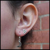 Crescent Moon Drop Earrings