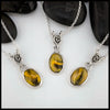 Bumblebee Jasper Pendants set in Sterling Silver