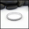 Ring laying flat view