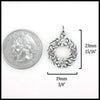 Length 23mm 15/16" width 19mm 3/4"