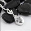 Rhodochrosite Heart Pendant in Sterling Silver