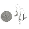 Crescent Moon Drop Earrings