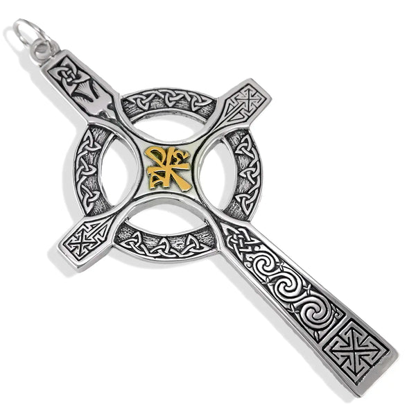 Sterling Silver Ardagh Pectoral Cross Pendant