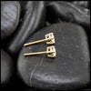1/4 Carat Lab Diamond Post Earrings in 14K Yellow Gold