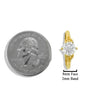 Trinity Knot Lab Diamond Ring with 1 Carat Lab Created Diamond