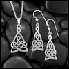 Mother's Knot Pendant and Earring Set