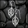 Irish Shamrock Earrings in Silver