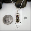 Agate Pendant in Sterling Silver and 18K Gold
35mm x 12mm