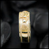 Claddagh Band In Three Widths in Gold- Medium