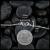 Gossamer Heart Chain Bracelet in Sterling Silver
20mm x 7mm