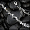 Gossamer Heart Bracelet in Sterling Silver