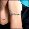 Model Wearing an 8 Link Bracelet