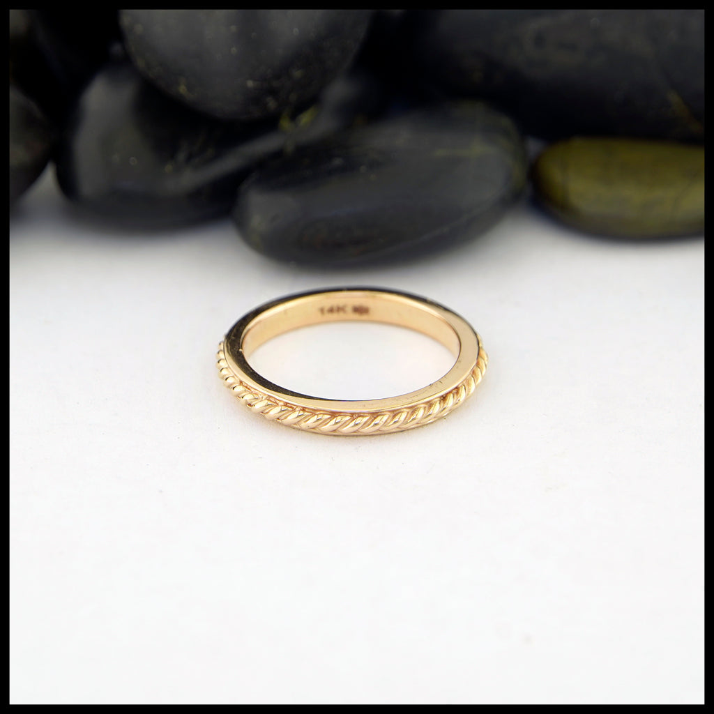 Ring laying flat
