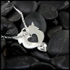 Rose quartz pendant in Sterling Silver