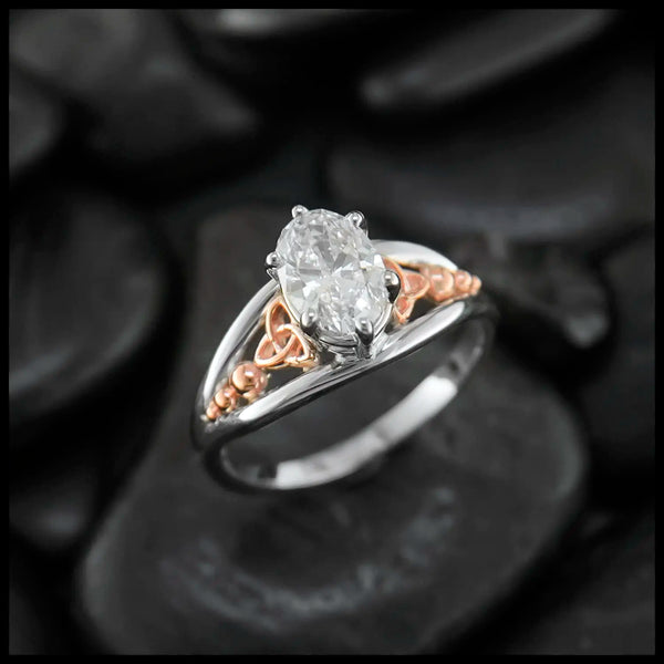 Trinity Knot Frame Ring