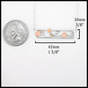 Length 10mm 3/8" Width 42mm 1/58"