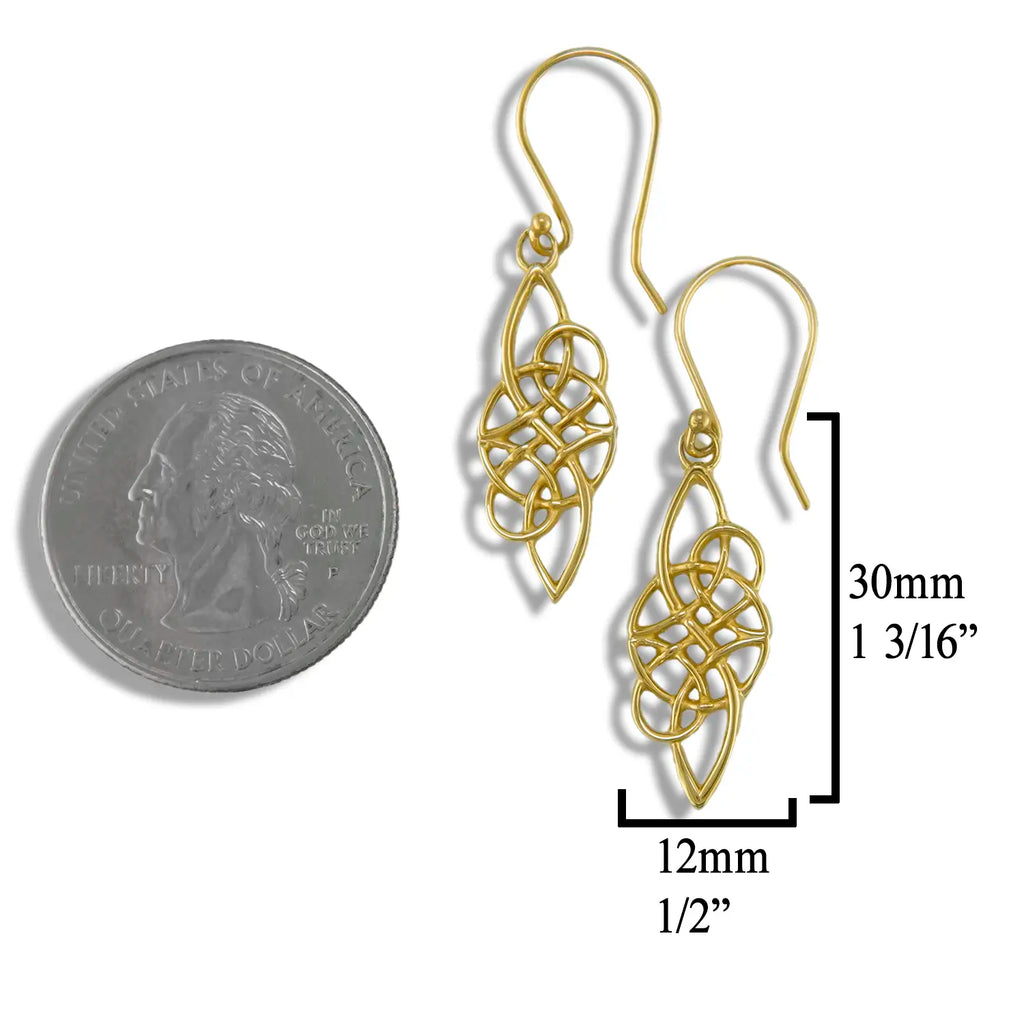 Le Chéile Earrings in Gold