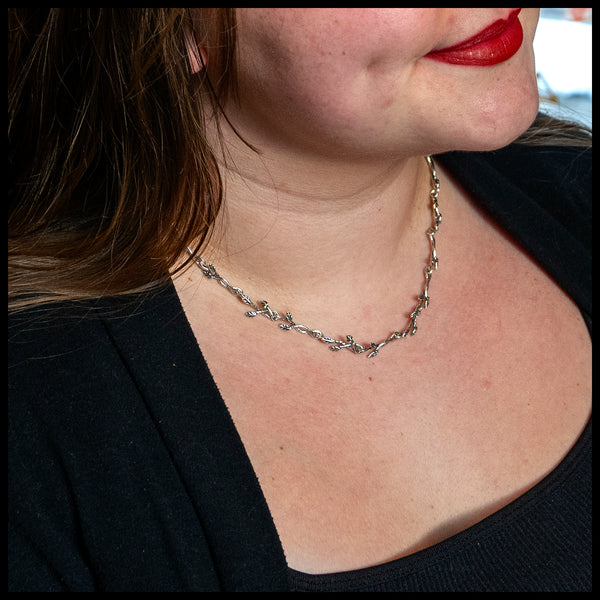 18" Chain on a person