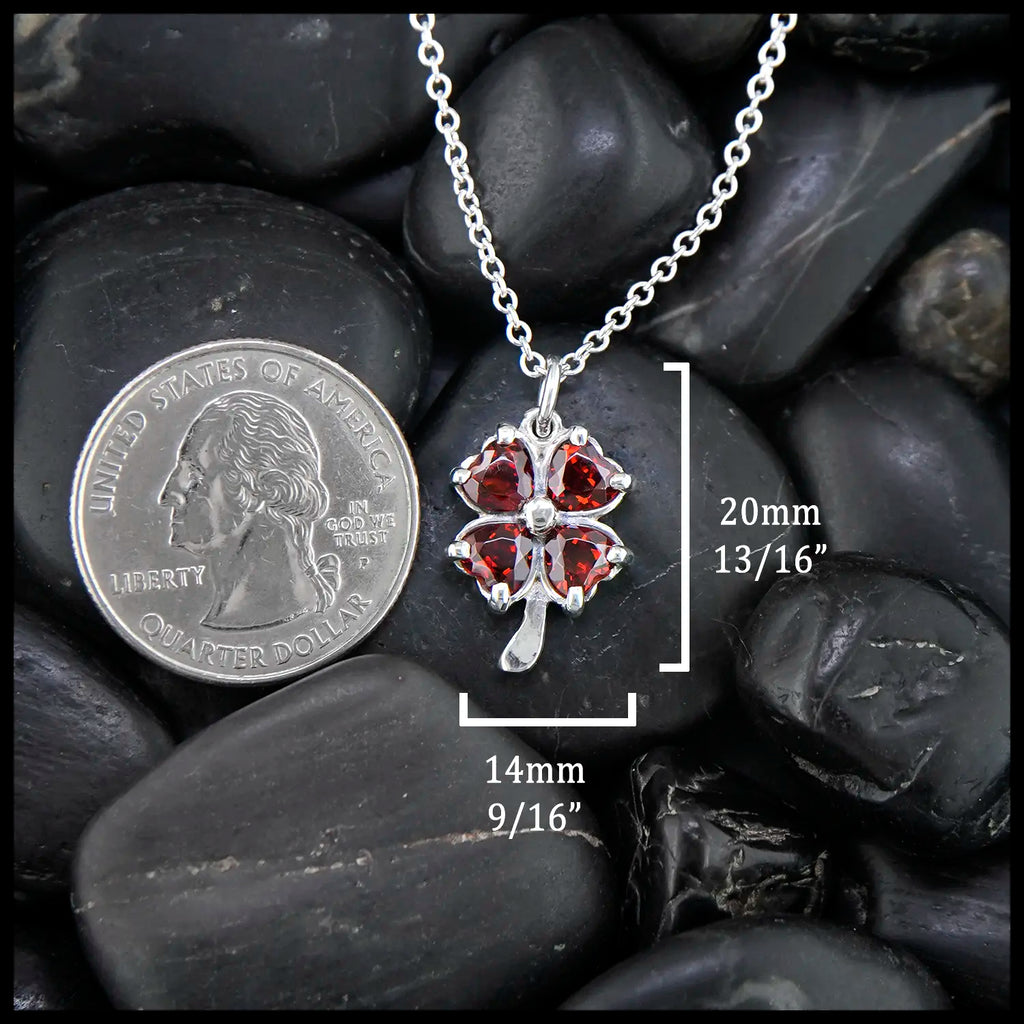 Cupid's Clover Pendants in Sterling Silver
20mm x 14mm