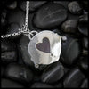Rose Quartz and Pink tourmaline custom Pendant in Sterling silver and 18K gold