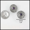 Earrings Diameter 22mm 7/8"