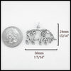 Length 24mm 15/16" width 36mm 1 7/16"
