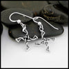 Small Starlight St. Brigid's Cross Drop Earrings