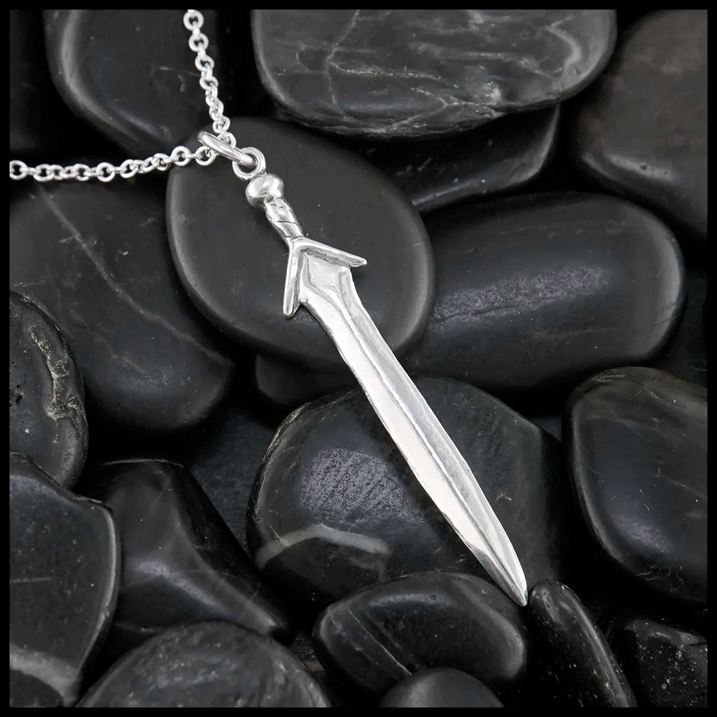 Sterling Silver Sword Pendant