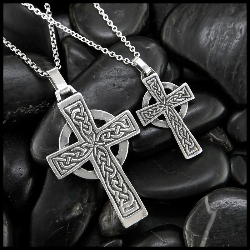 Sterling Silver Genesis Celtic Cross Pendant