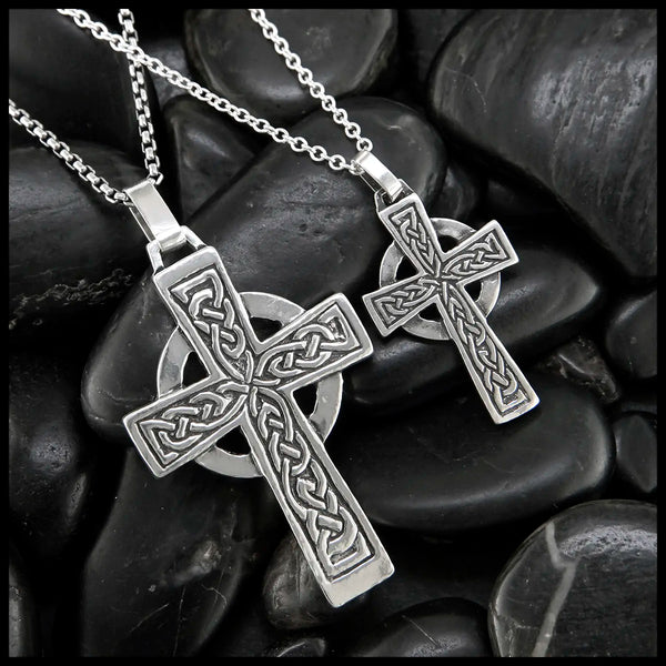 Sterling Silver Genesis Celtic Cross Pendant