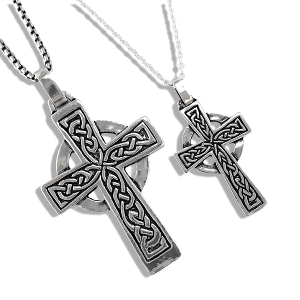 Sterling Silver Genesis Celtic Cross Pendant
