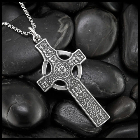 Kildalton Scottish Cross Pendant in Sterling Silver