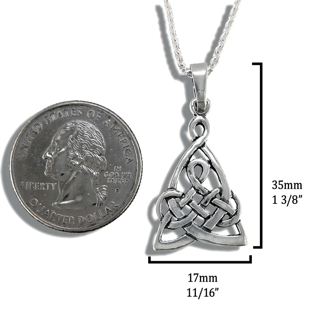 Mother's Knot Pendant in Sterling Silver