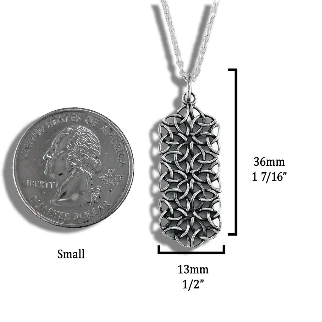 The Manu Pendant in Sterling Silver