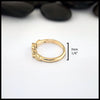 Measurements are 3mm or 1/8" width of band