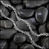 Spiral Trinity Scroll Link Bracelet