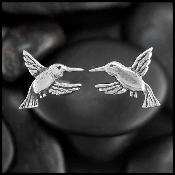 Hummingbird Post Earrings