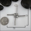 Saint Brigid's Cross in Sterling Silver- Extra Larger 63mmx54mm