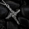 Saint Brigid's Ivy Cross in Sterling Silver- Extra Large